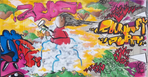 GRAFFITISMO IN ALTA LANGA - COUNTRY ART - writer e crew all'opera